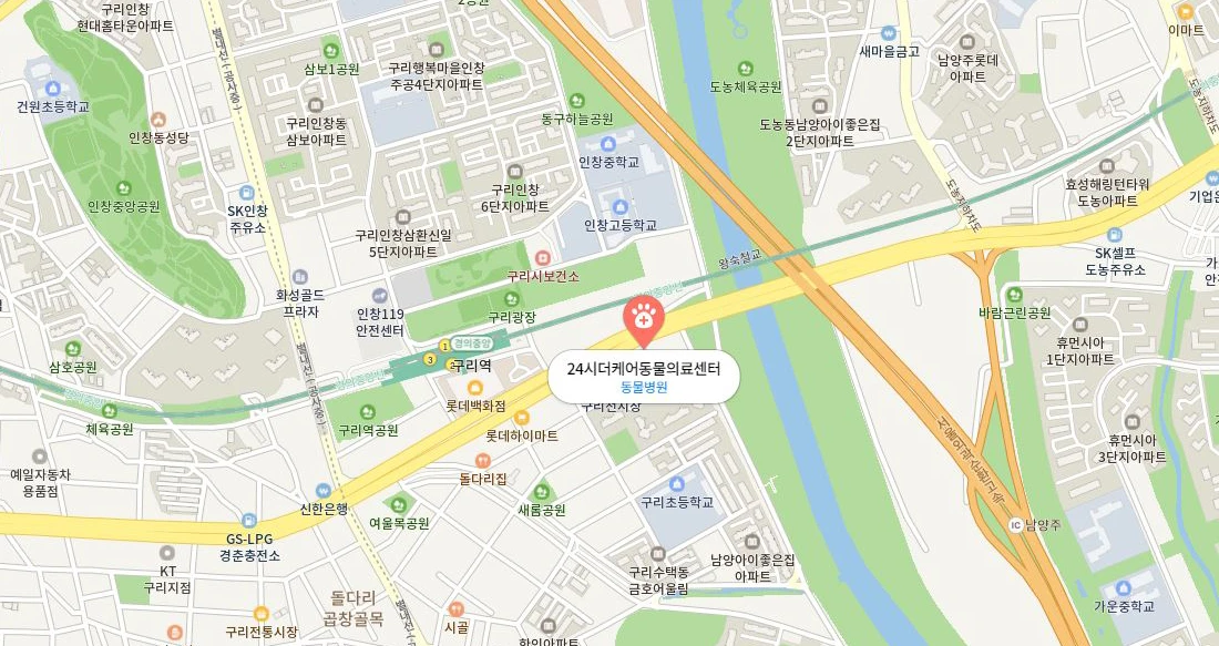 더케어 동물의료센터 위치